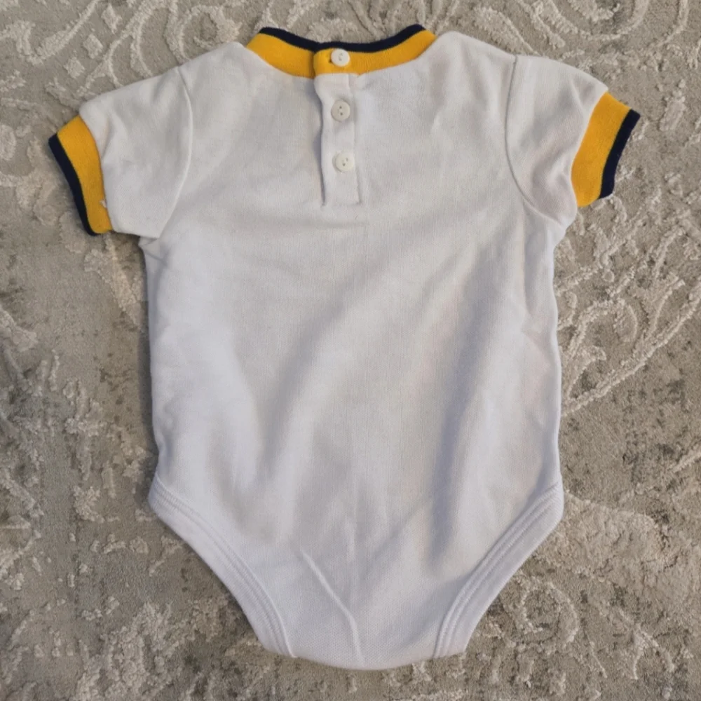 Vintage Y2k 3 Little Fish Disney Blue Winnie the Pooh Overalls And Shirt 2pc Set